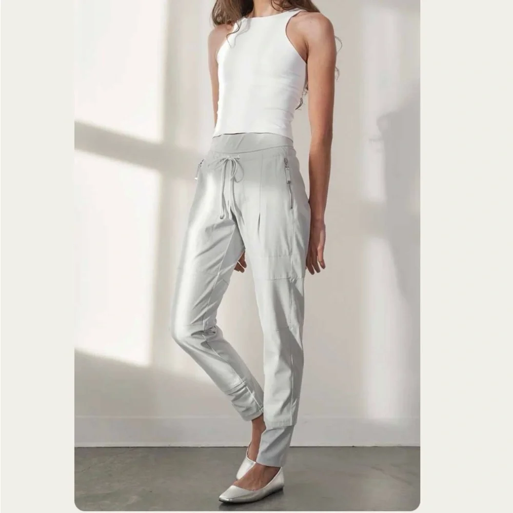 Raffaello Rossi Candy Jogger Pants, Stone, Size 12 - Picture 3 of 12